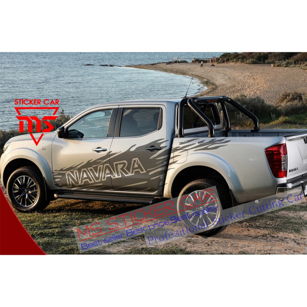 sticker mobil navara stiker nissan navara offroad 4x4 lumpur performance