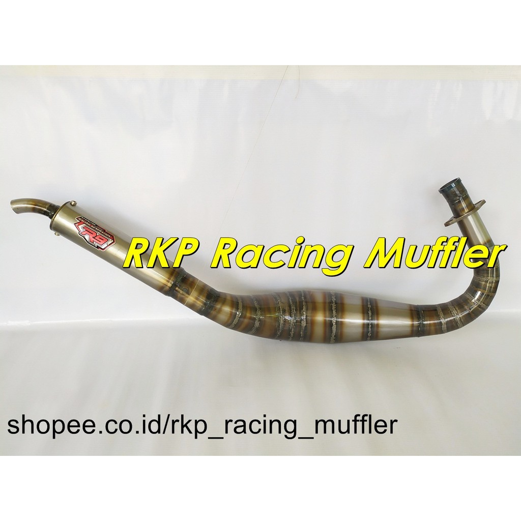 Knalpot motor R9 telo cobra plat for Yamaha RX-King / RX King
