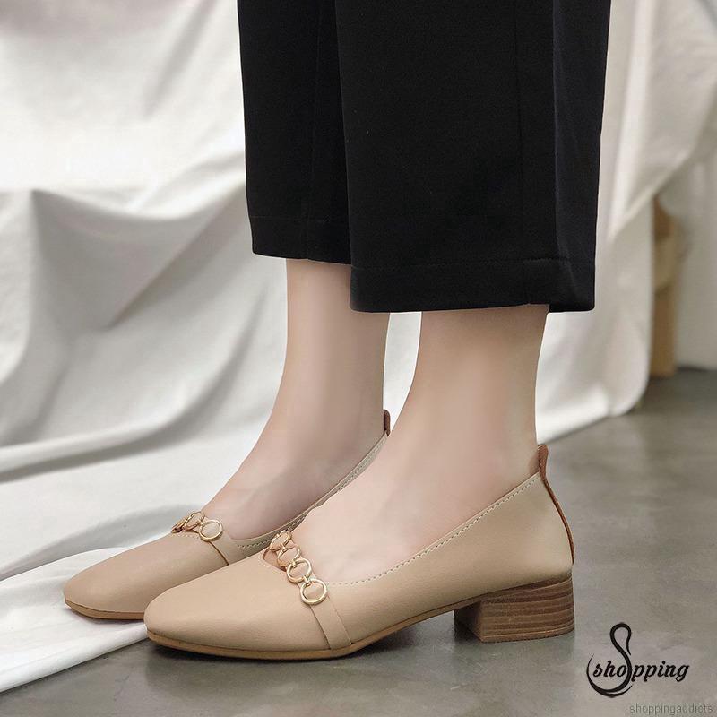  Pembayaran di tempat  Sepatu  Wanita  Model Retro Casual  
