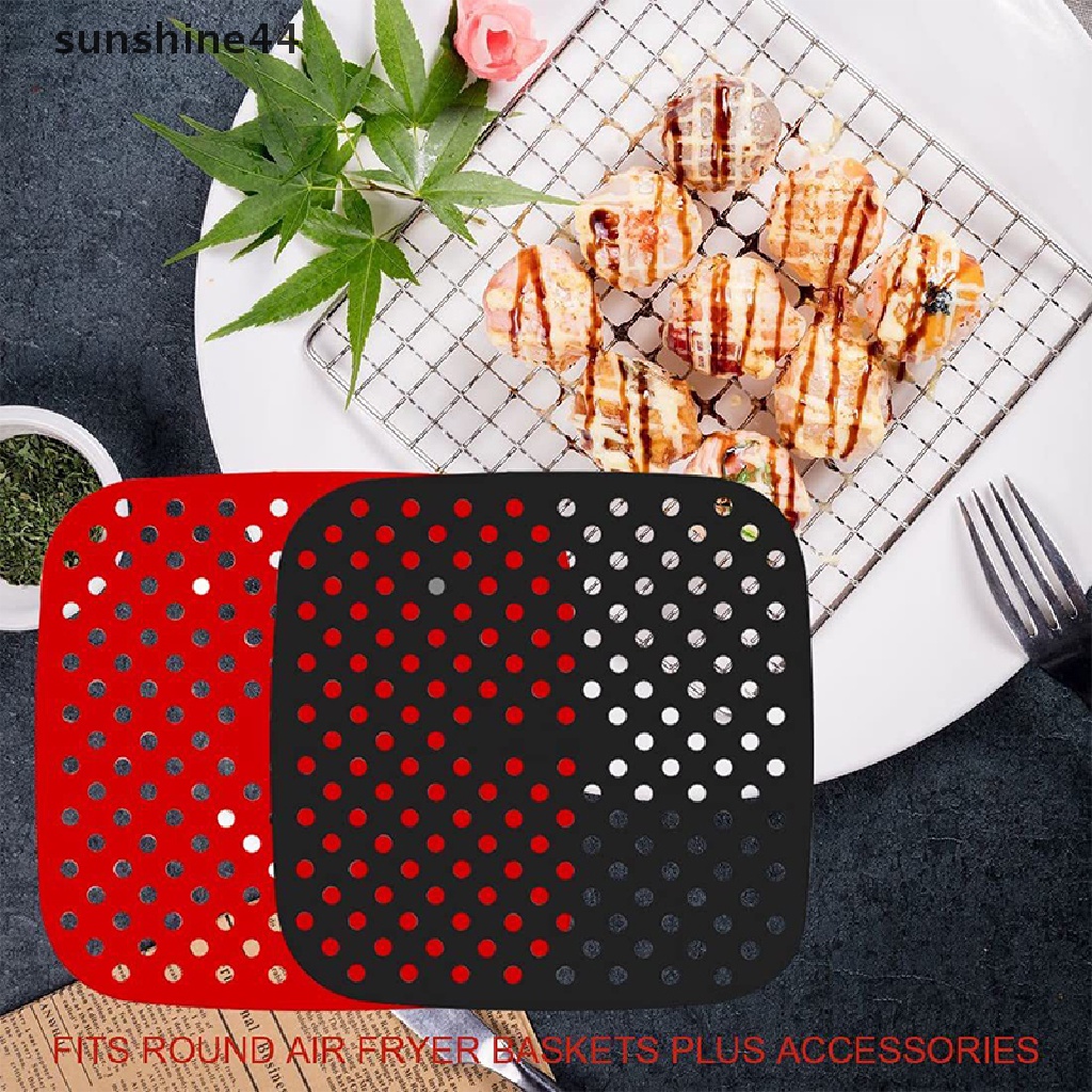 Sunshine Alas Air Fryer Anti Lengket Bahan Silikon Untuk Air Fryer