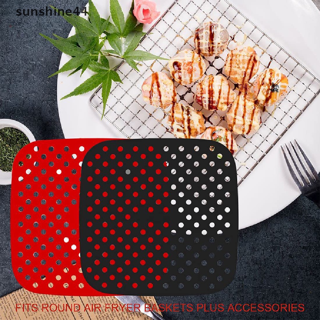 Sunshine Alas Air Fryer Anti Lengket Bahan Silikon Untuk Air Fryer