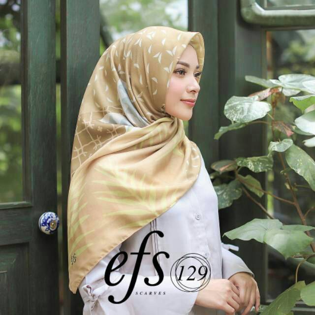 efs 129 hijab voal printed scarf by efs.store
