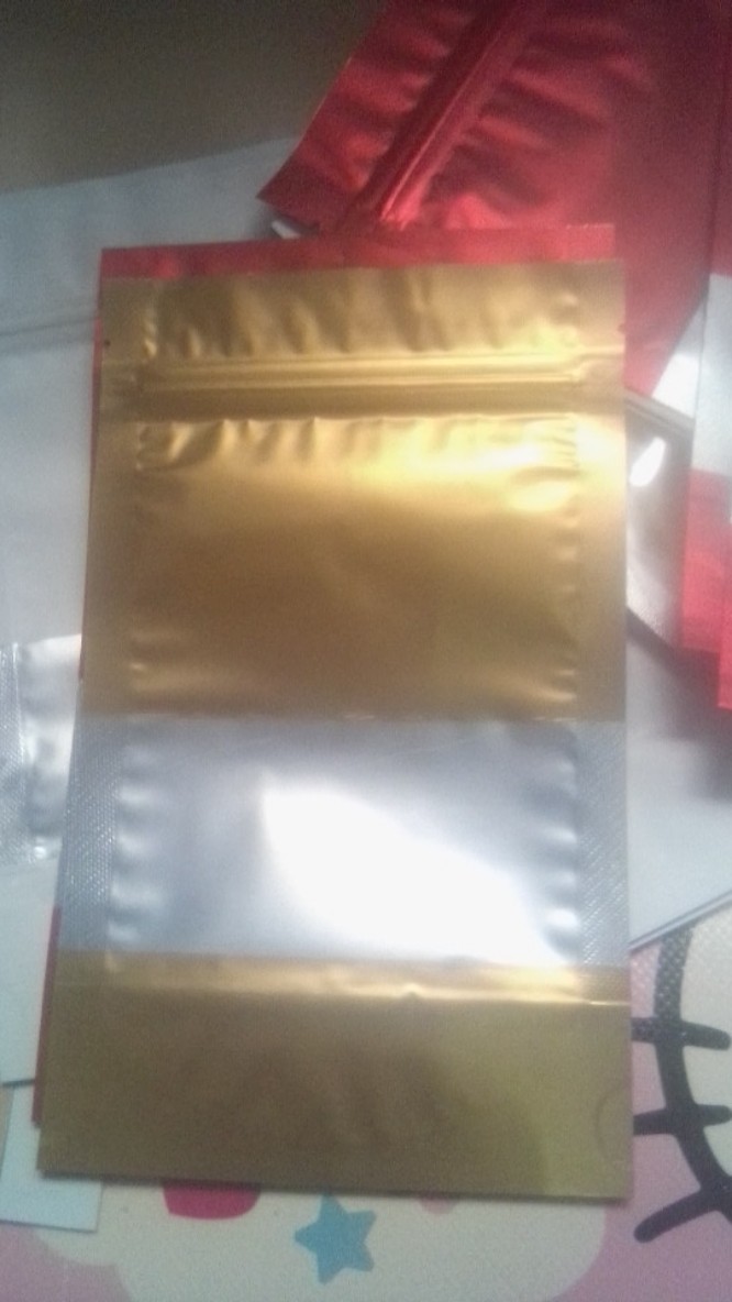 Standing Pouch Kraft Paper Window - Plastik Kemasan Makanan 14x20