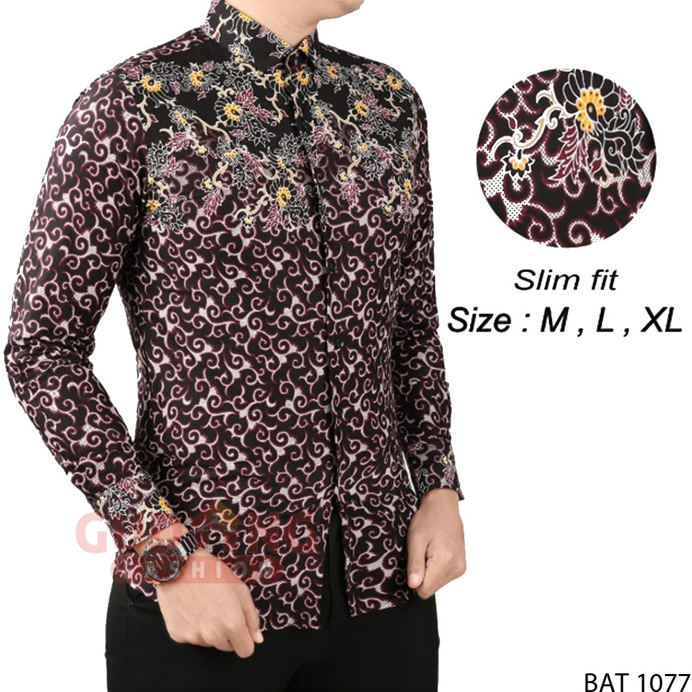 Baju Batik Etnik Modern Pria - BAT 1077