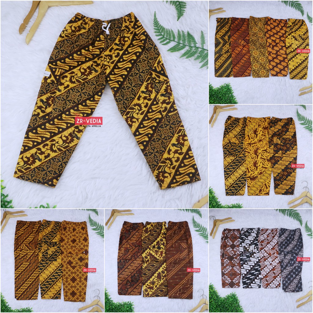 Celana Boim Batik Uk 4-5 Tahun / Pants Kids Anak Laki Celana Panjang Motif Batik Harian Santai Murah