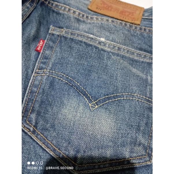 levis 511 ripped selvedge second