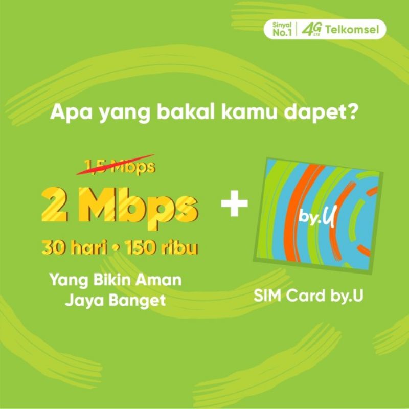 KP BY U Unlimited 2mbps 30H