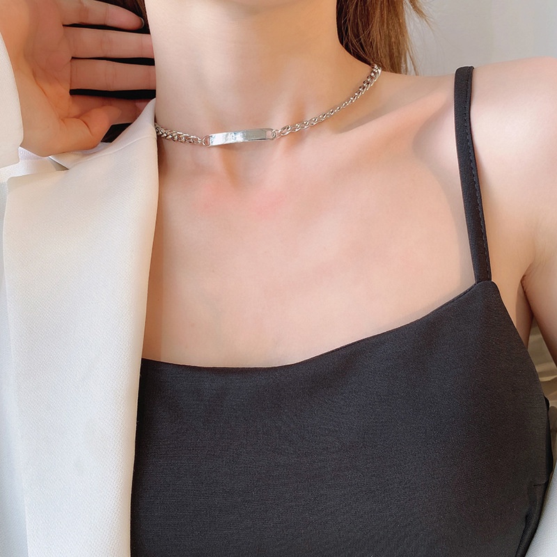 Punk Stainless Steel Chain Necklaces for Women Men Long Hip Hop Necklace on The Neck Friends Gifts