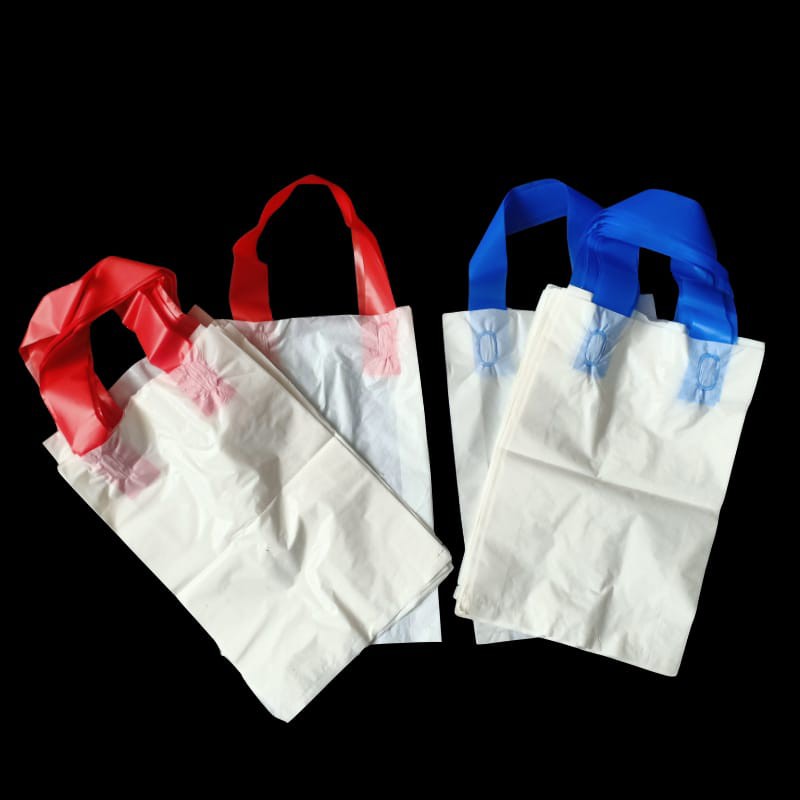 Tas Softhandle murah uk. 15x22 isi 100pcs/Plastik Packing warna/Shopping bag warna/Tas souvenir warn