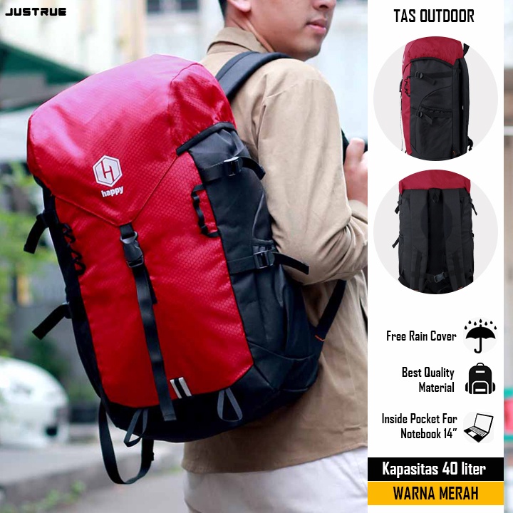 Tas Gunung Semi Carrier 40 Liter Tas Ransel Outdoor Pria 40L 183