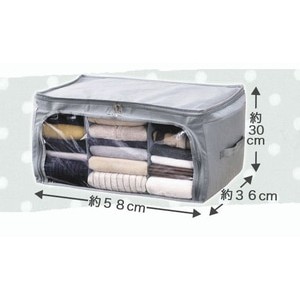 Storage box model 2 pintu/ 2 way openable storage cloth organizer baju