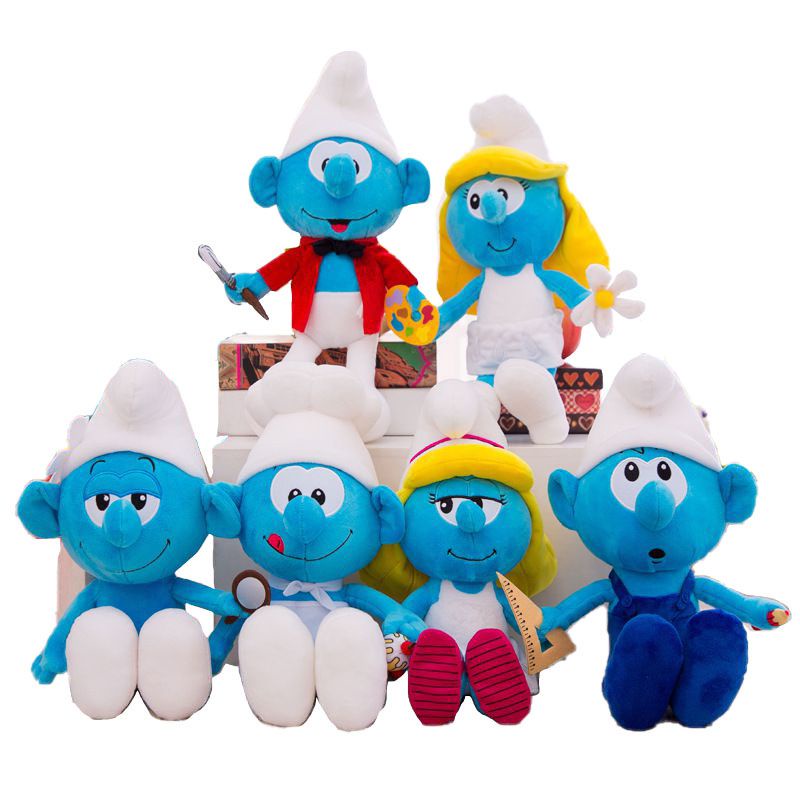 Boneka The Smurfs Movie Same Doll Plush Toy Pillow Cartoon  Children'S Birthday Gift