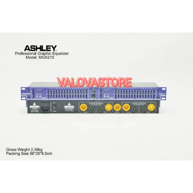 EQUALIZER ASHLEY MQX 215 MQX215 ORIGINAL