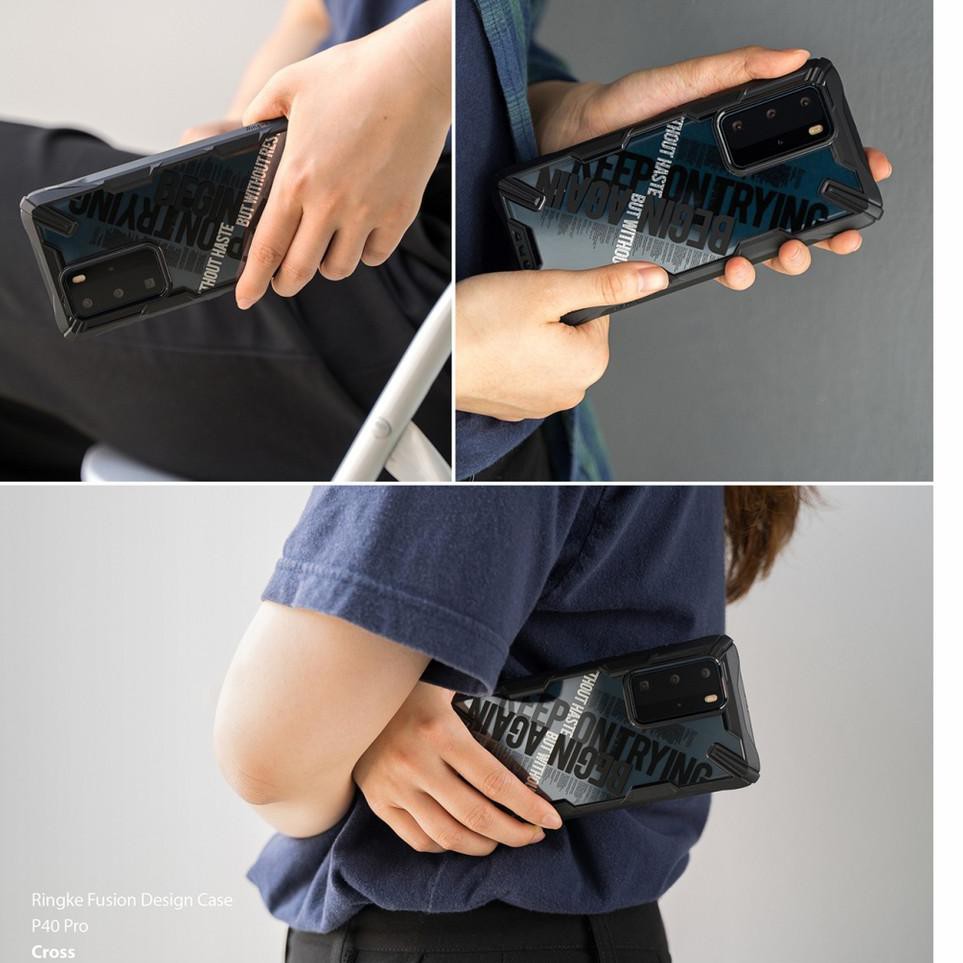 Terkini Case Huawei P40 / P40 Pro Ringke Fusion X Casing Original UGO