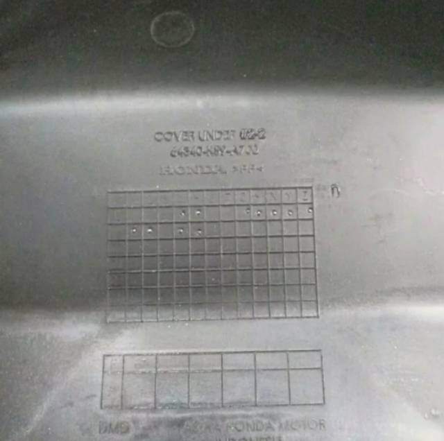 Cover under dek bawah kolong tengah vario 125 150 new 2018 K59J K60R original