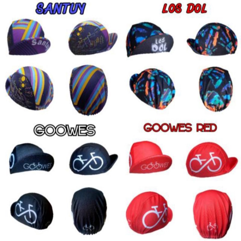 Cycling Cap Topi Sepeda Agi - Los Dol Santuy Goowes Gowes
