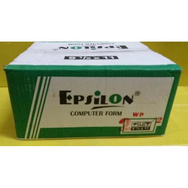 

➵ Epsilon Cont Form 9 1/2 x 11 : 2 2 Ply (K2 : 2) | Kertas Komputer ✩