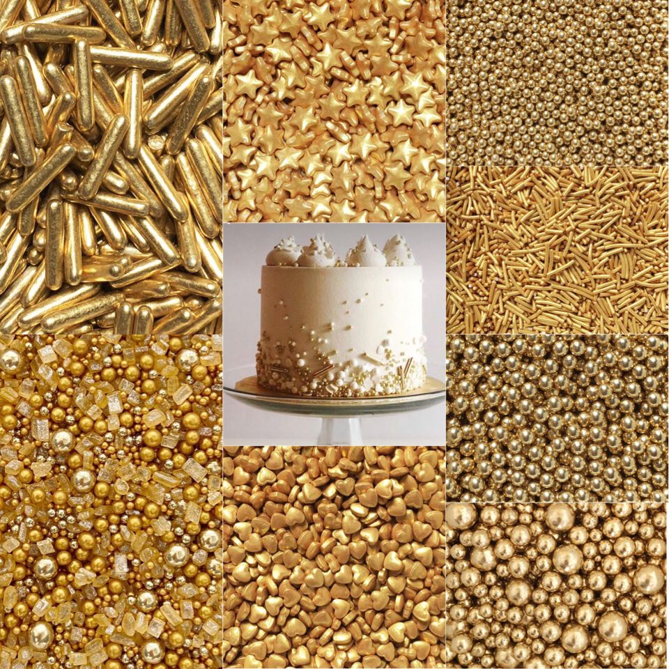 

sprinkle edible gold 15gr /trimit/sprinkel kue/sprinkel gold series