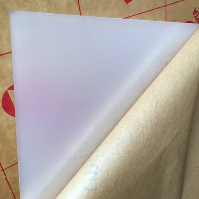 

MilL Acrylic akrilik lembaran 3mm SPECIAL ITEM warna transparan motif satin ukuran A 4 (21x30cm)