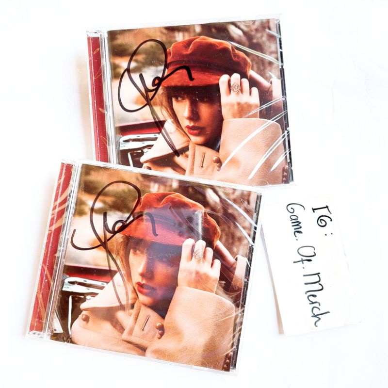 Taylor Swift RED TV Album SIGNED CD