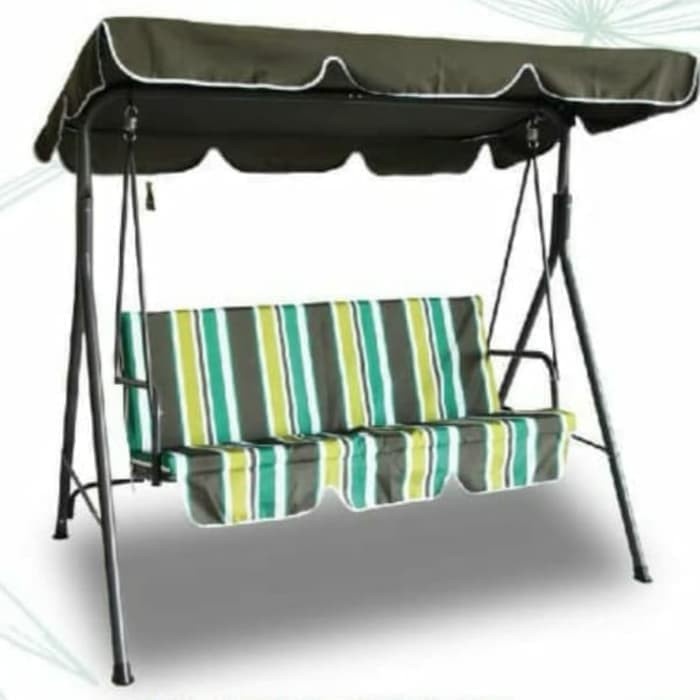 KURSI GOYANG SANTAI / AYUNAN TAMAN BESI / BAJA KOKOH / KUAT