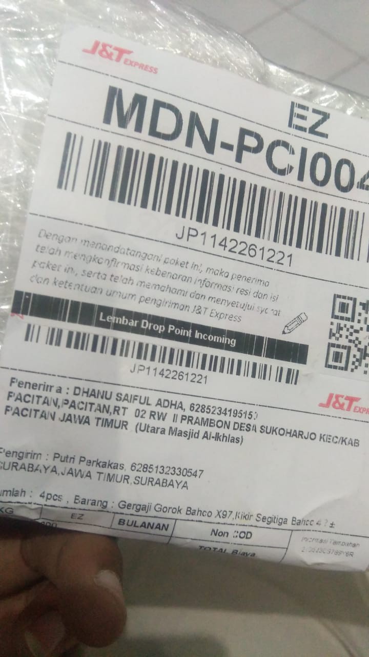 Ecer Batu Potong Wd 4 Original