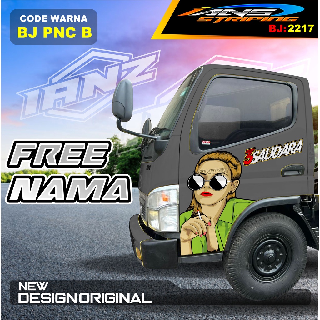 DECAL STICKER PINTU TRUK FUSO RAGASA / DECAL PINTU DUMTRUK  / STIKER MOBIL TRUK / STIKER PINTU TRUK KEREN