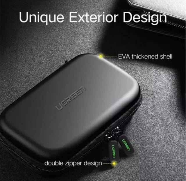 Ugreen Case Hard Disk Powerbank Earphone Hard Drive SSD Small &amp; Large Size