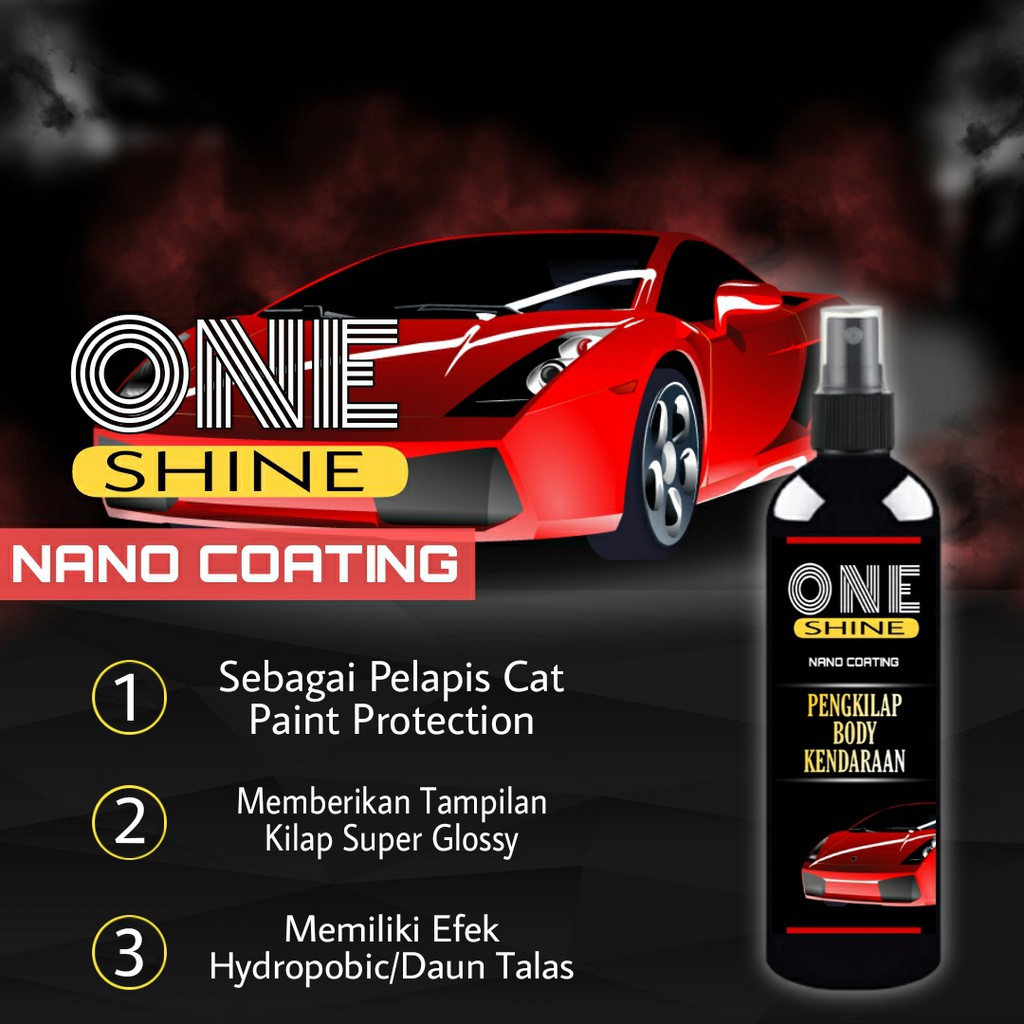 Pengkilap Body Motor Mobil Nano Coating Ceramic Detailing Paint Protection Pengkilap Kendaraan