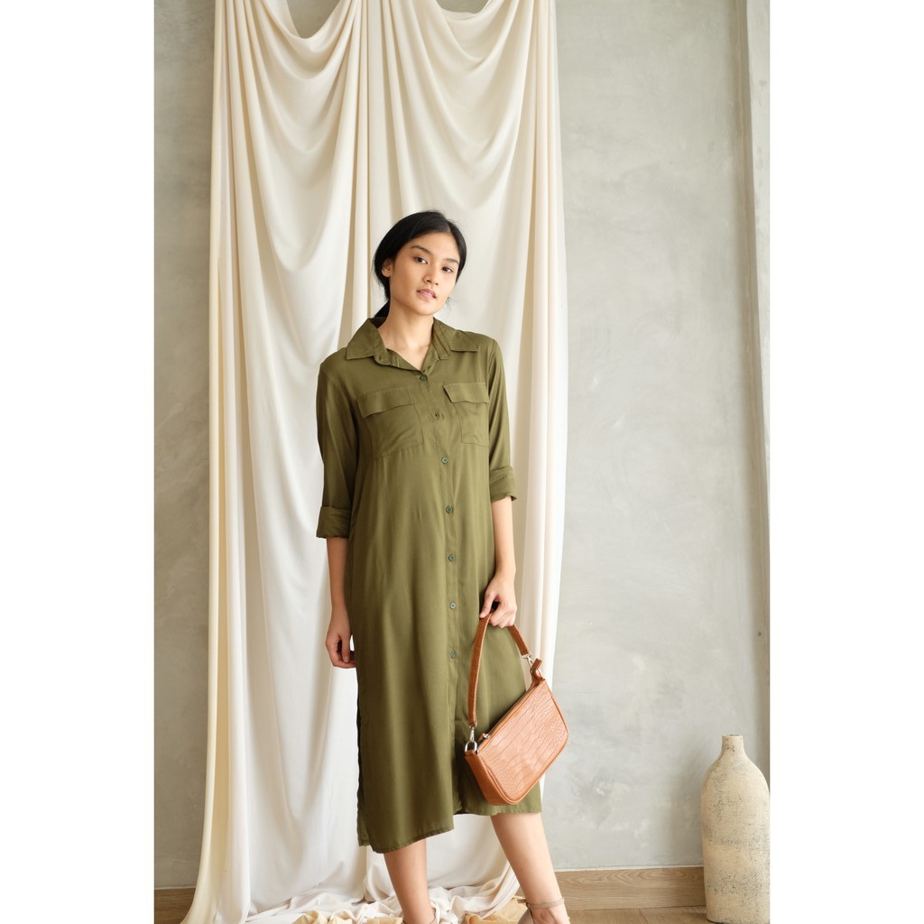 Gemma Shirtdress Pakaian Wanita