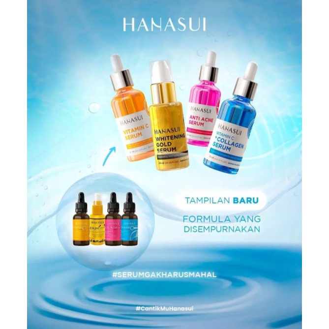 [ORIGINAL] HANASUI SERUM MURAH - HANASUI SERUM GOLD - HANASUI SERUM ACNE - HANASUI SERUM VITAMIN C