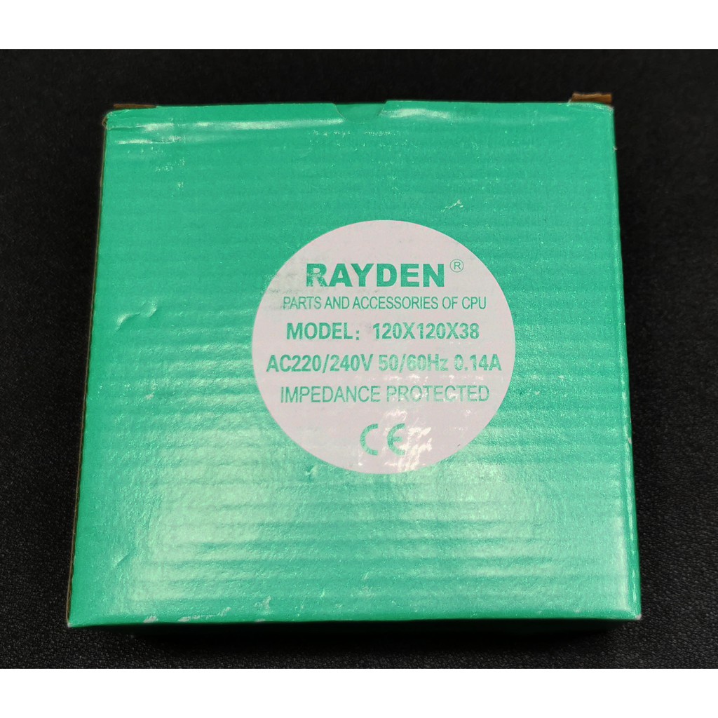 RAYDEN Cooling Fan AC 220V ukuran 12 x 12 x 3.8 cm / kipas