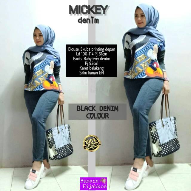 Mickey denim / Victoria denim( hijabkoe)