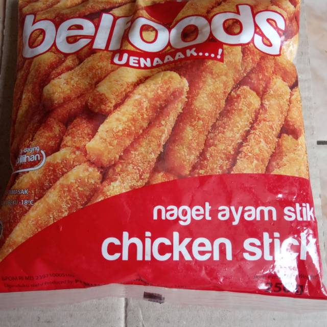 

Belfoods naget ayam stik 250gr