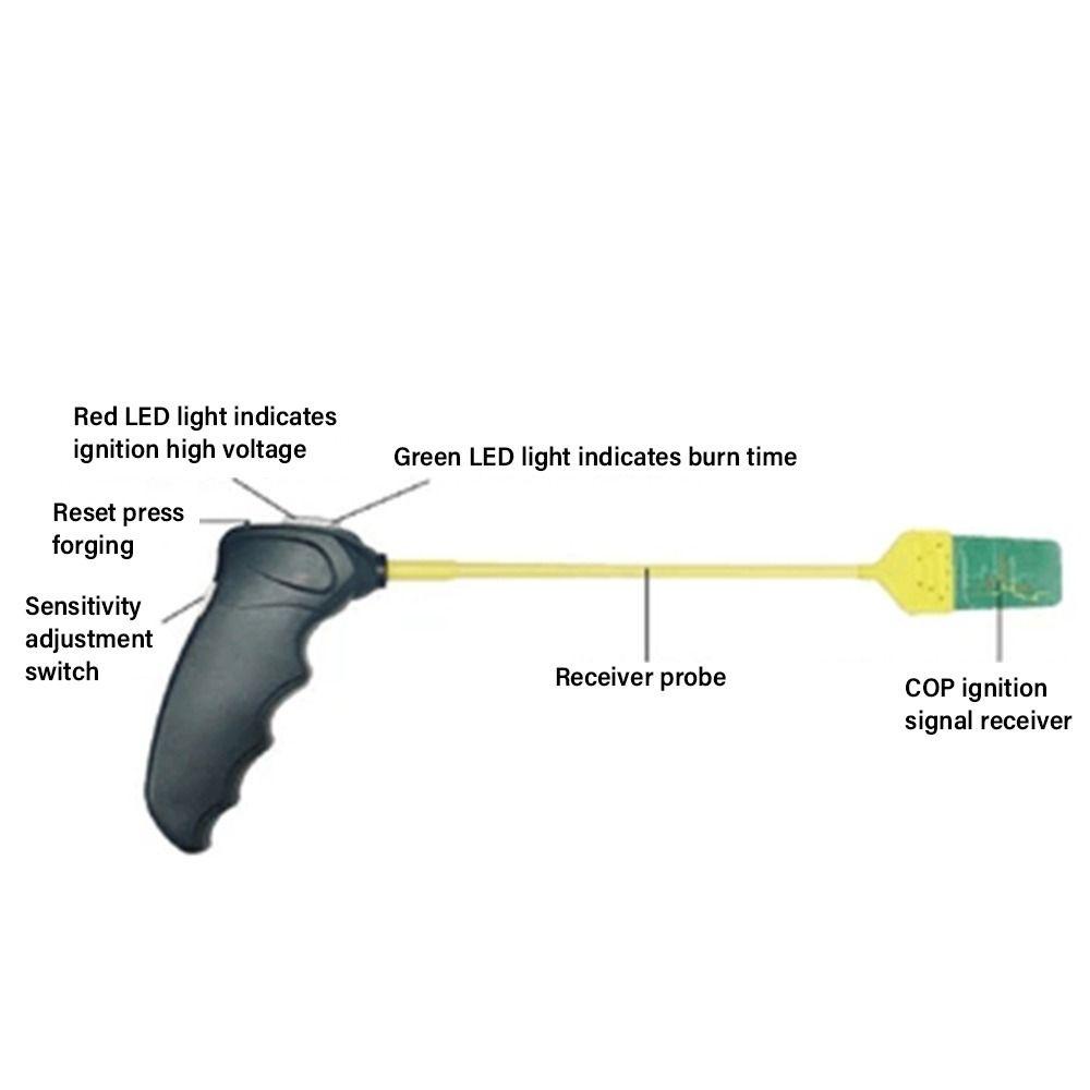 Top Ignition Coil Tester Alat Diagnostik Mobil &amp; Motor Profesional Tahan Lama