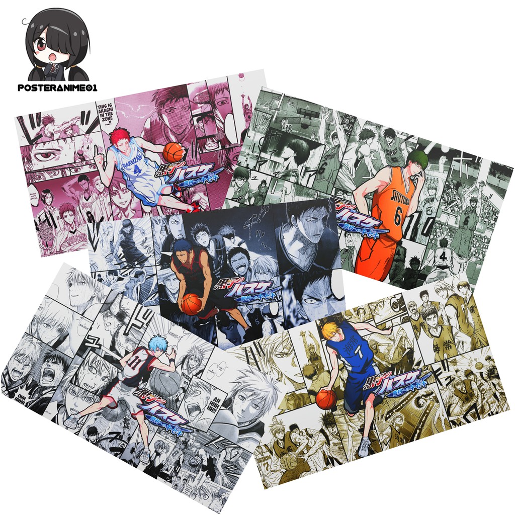 Poster Anime Kuroko No Baket | Poster Kuroko No Basket