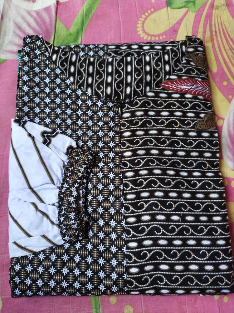 Ms Gamis Batik Sriwedari Maxi Bumil/busui Katun Sogan Allsize Ld 104..