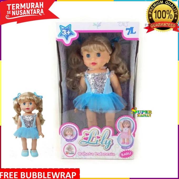 Boneka Bisa Jalan Nyanyi Bicara Mainan Anak Perempuan Boneka Murah Cod