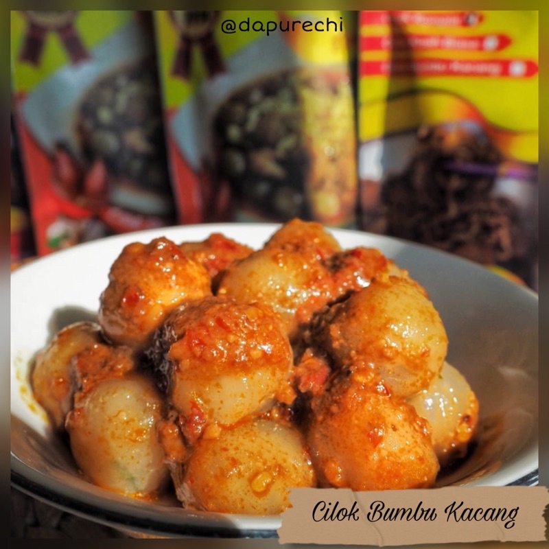 

Frozen cilok Dapur Echi Bumbu Kacang / Baso Aci isi jando