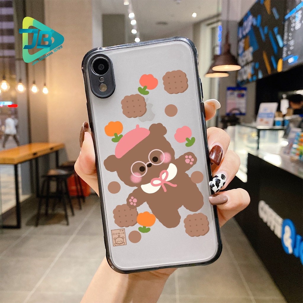 SOFTCASE CHOICE COKLAT ART OPPO VIVO XIAOMI SAMSUNG REALME IPHONE ALL TYPE JB5038