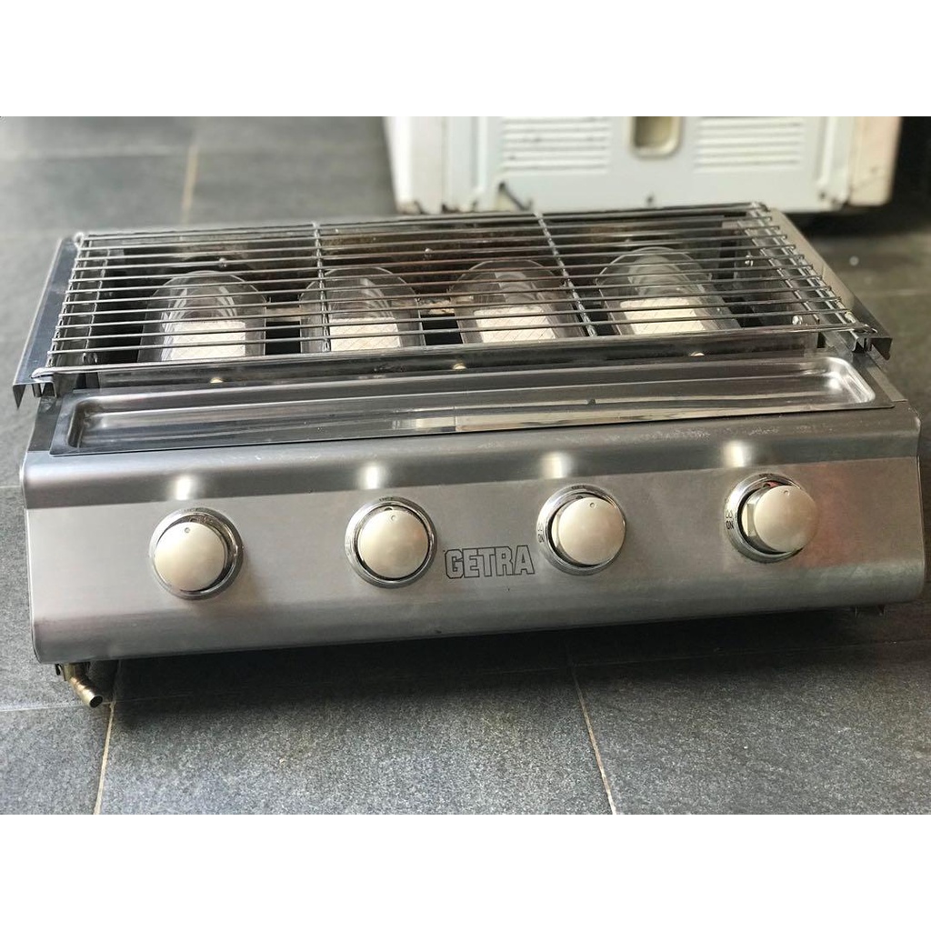 GETRA S/S Burner BBQ BS214 (4 Burner) | BS-214 Griller | Pemanggang