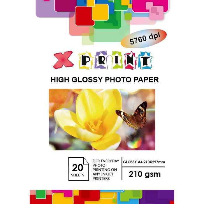 

Free Ongkir XPrint Kertas Glossy Foto 210 gsm A4 Trendi