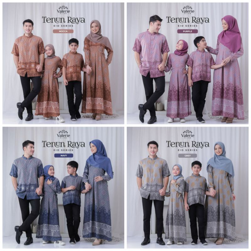 [READY] Sarimbit Keluarga Terbaru Tenun Raya By Valerie Hijab