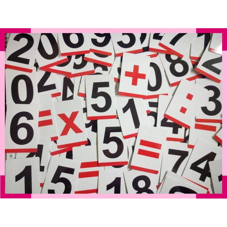 flash cards angka / berhitung + huruf abjad 200 kartu. mainan edukasi