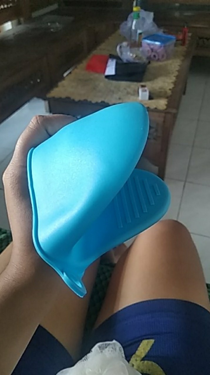 Sarung Tangan Anti Panas Pegangan Panci Alat Pemegang Wajan Silikon