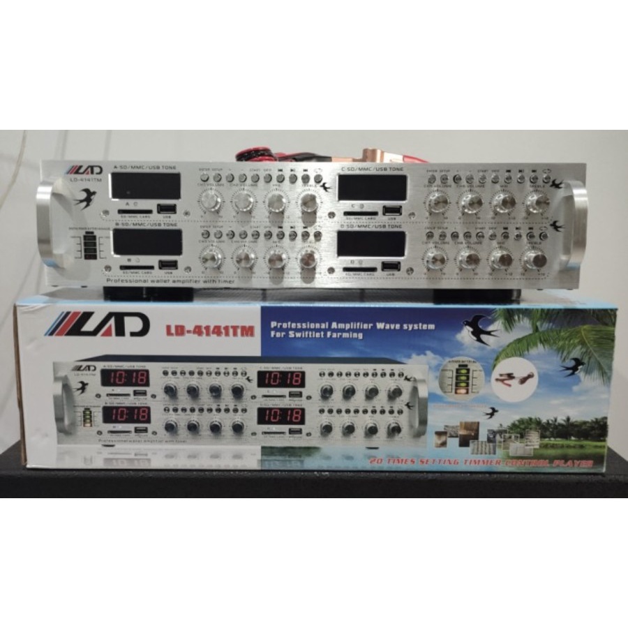 Mesin Walet LAD 4141 T / ampli walet / mesin audio walet / mesin pemanggil walet / LAD / Audax ax 61