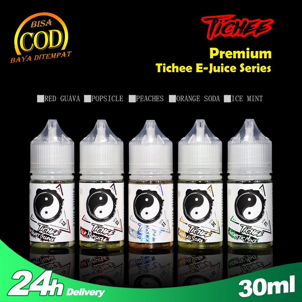 TICHEE LIQUIDS MURAH FREEBASE NICSALT 3.5% LIQUID ENAK LIQWID CUKAI LIKUID 30 ml