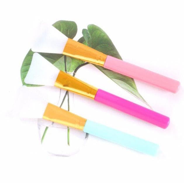 KUAS MAKE UP SILICONE PINK BRUSH MAKE UP KUAS SILIKON KUAS MASKER PER PCS/SATUAN