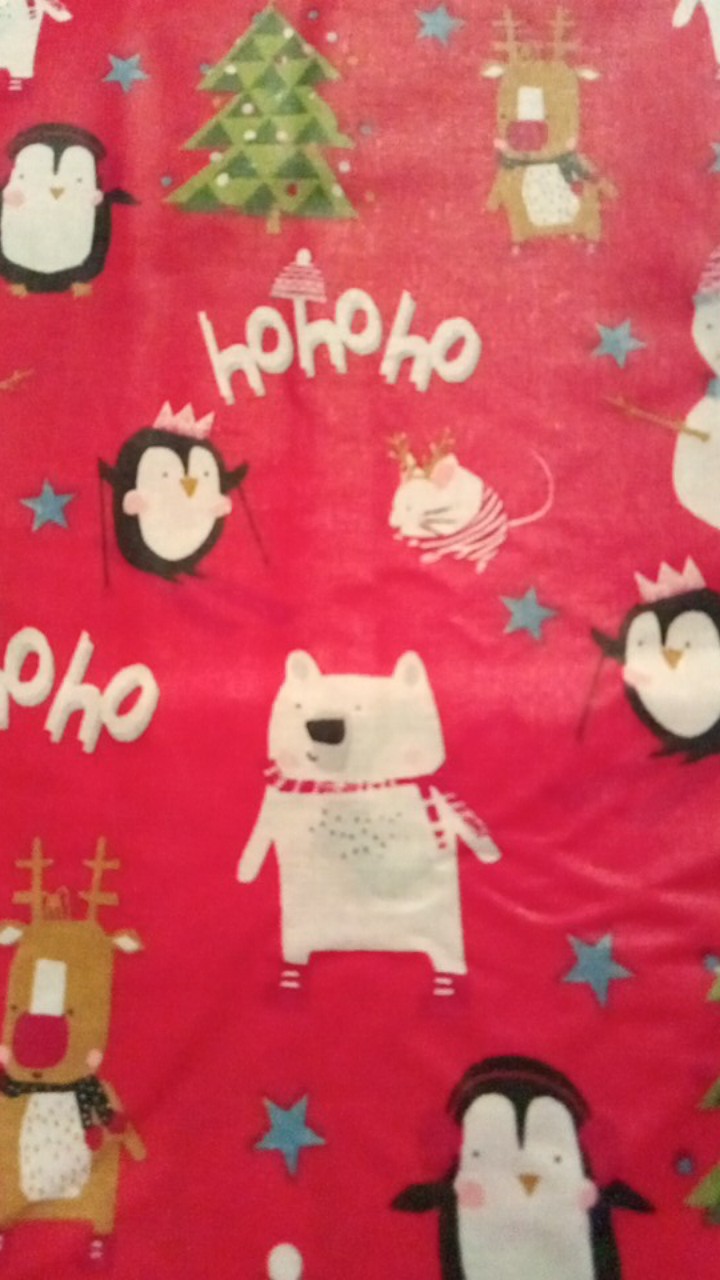 Christmast Hohoho - Kain Sprei Katun Lokal Merteran Grow