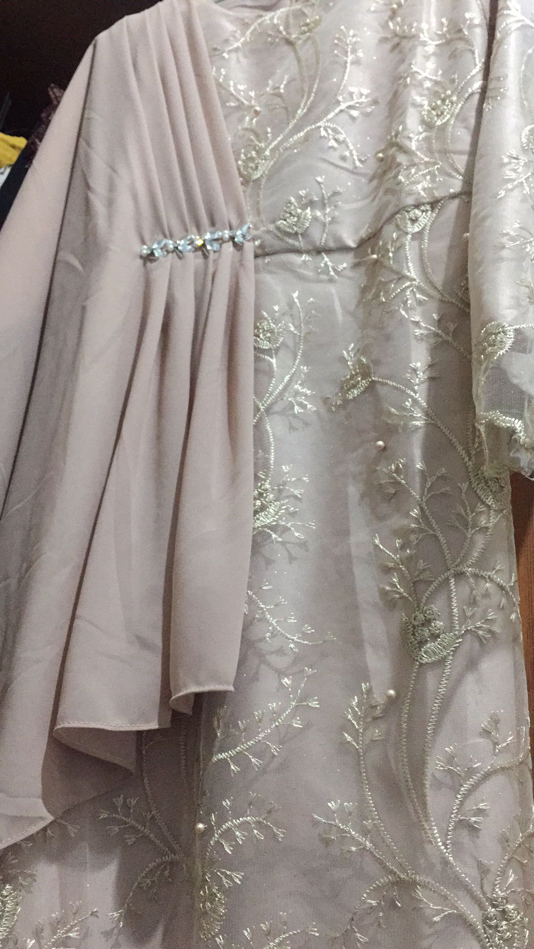 (promo) Nayaka Batik - Maxi Dress Syakila Mutiara | Gamis Brukat | Baju Lebaran | Maxi Farasya #2